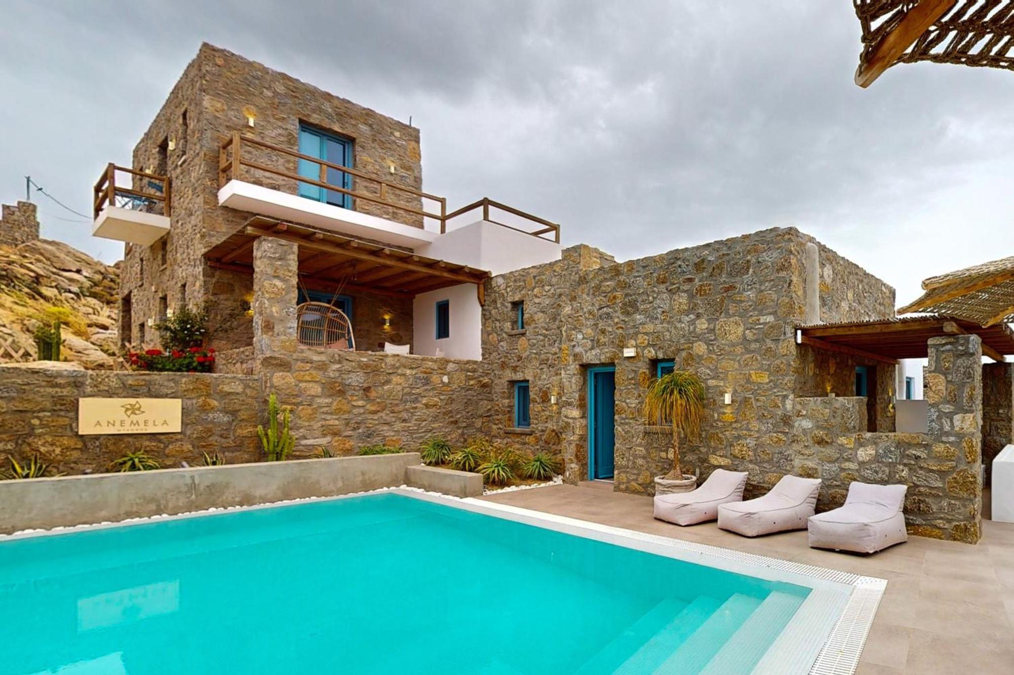 Anemela Villas & Suites Mykonos Agrari  Dış mekan fotoğraf